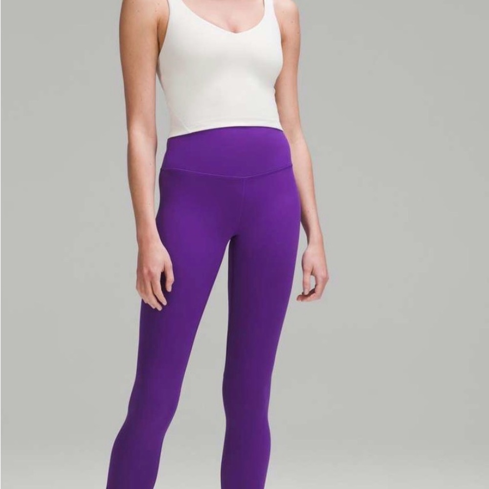 Lululemon Purple Women's High-Waisted Leggings